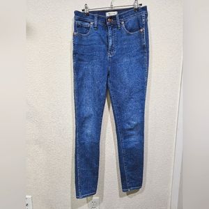 Madewell 10" high rise skinny